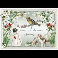 Monats-Edition, Januar - January - Janvier (Quer)