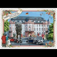 Städte-Postkarte, Mainz, Osteiner Hof (Quer)