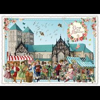 Städte-Postkarte, Münster (Quer)