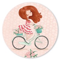 Mädchen auf Fahrrad (o.T.)