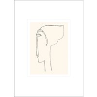 Modigliani, A.: Tête de profil ZG