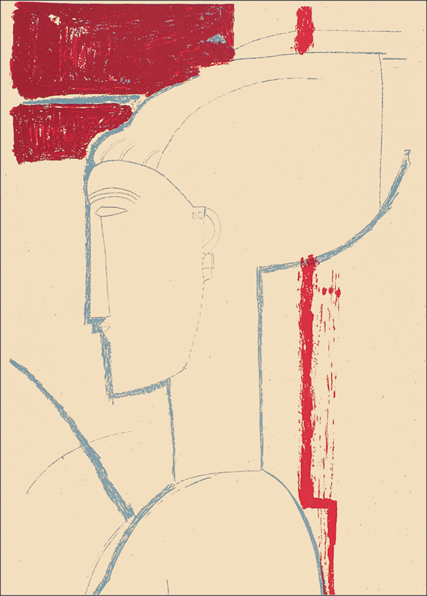 Modigliani, A.: Testa scultorea