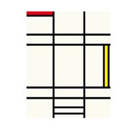 Mondrian, Piet: Composition avec jaune et rouge, 1938