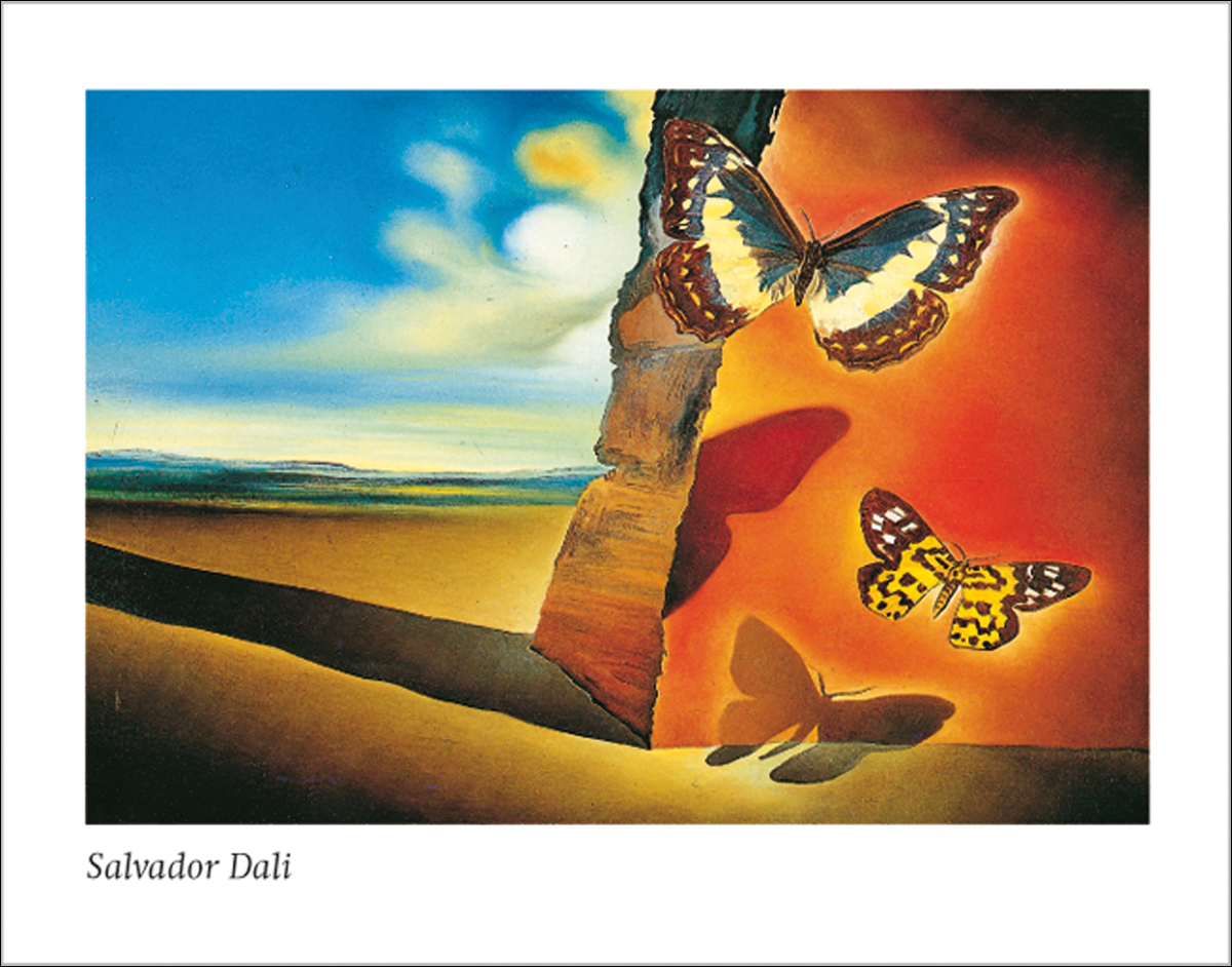 Dali, S.: Paysage aux papillons
