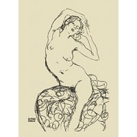 Klimt, G.: Seated nude, 1914 - 16