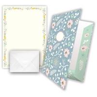Briefpapier - Design: Blumen (pastell)