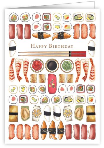 Happy Birthday (Sushi)