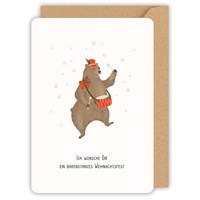 Ich wünsche Dir ein bärenstarkes Weihnachtsfest