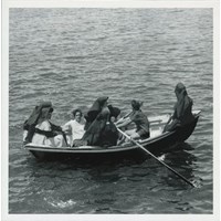Nuns in a boat