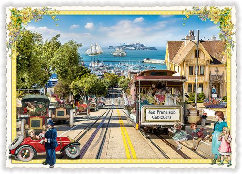 USA-Edition - San Francisco, Cable Cars (Quer)