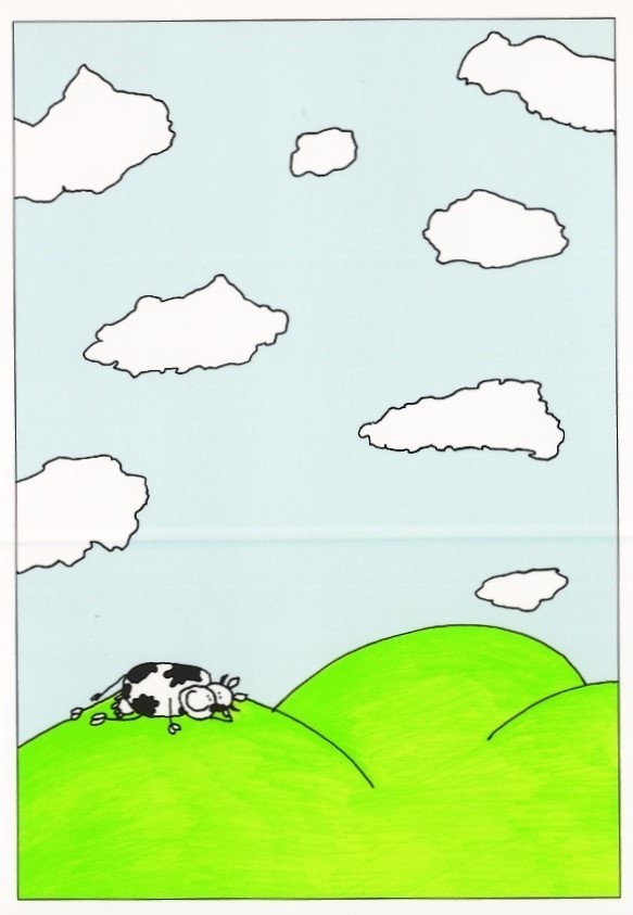 Kuh auf Weide (o.T.)