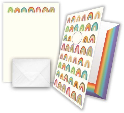 Briefpapier - Design: Regenbogen
