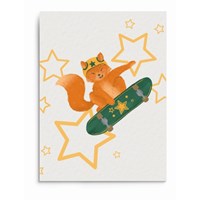 Briefpapier - Design: Cool fox