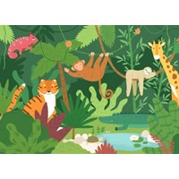 Tiere im Dschungel (Quer)