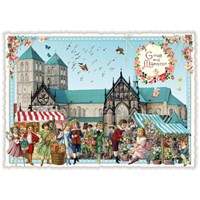 Städte-Postkarte, Münster (Quer)