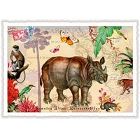 Wildlife-Edition, Sumatra Nashorn - Rhino - Rhinocéros (Quer)