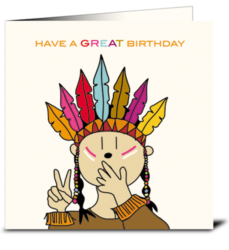Have a great Birthday (Indianer)