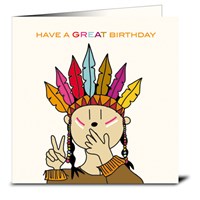 Have a great Birthday (Indianer)